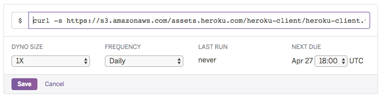 Heroku Add Job