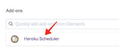 Heroku Scheduler