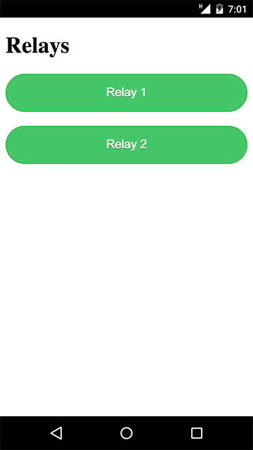 Relay Web Interface